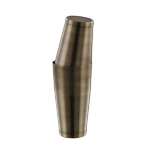 Antique Brass Stainless Steel Tin Cocktail Shaker