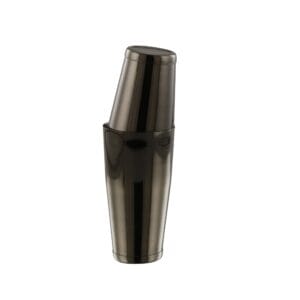 Gun Metal Stainless Steel Tin Shaker