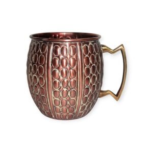 Copper Embossed Moscow Mule Mug