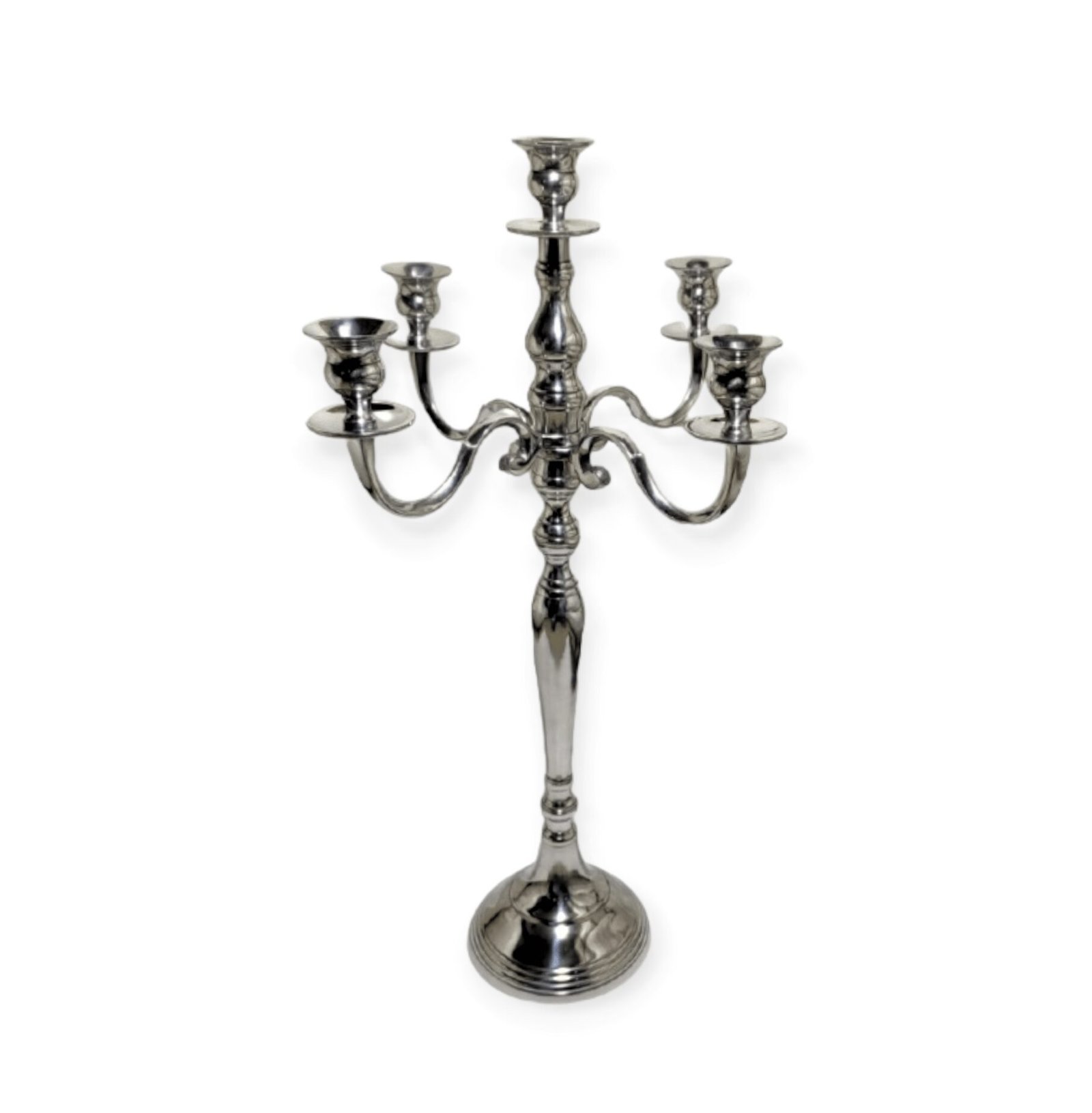 5 Arm Aluminum Candelabra