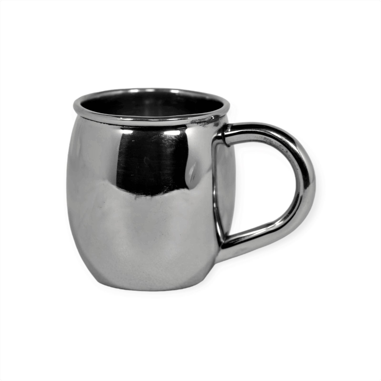 Barrel Shaped Stainless Steel 2oz Shot Glass