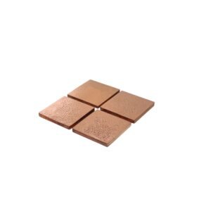 Copper Wooden Square Coasters