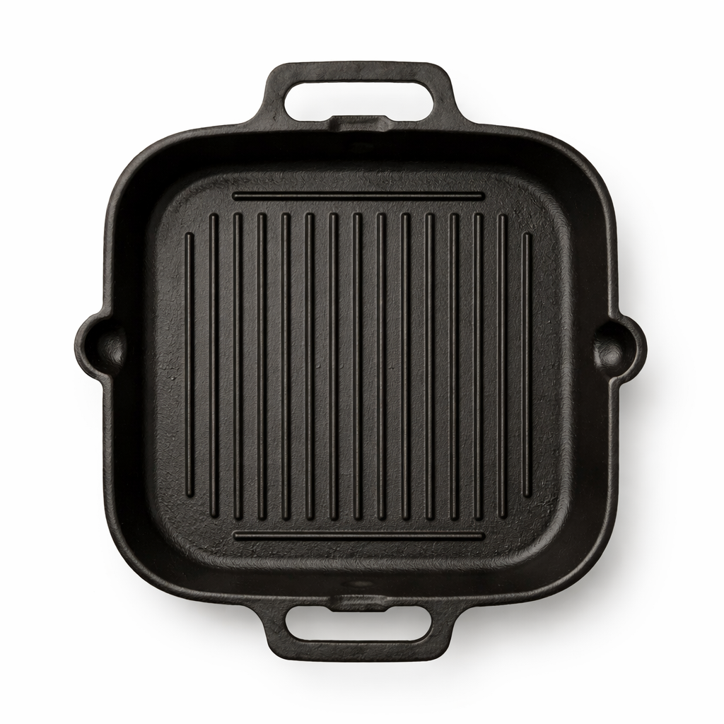 Cast Iron Pre-Seasoned Grill Pan - Image 2