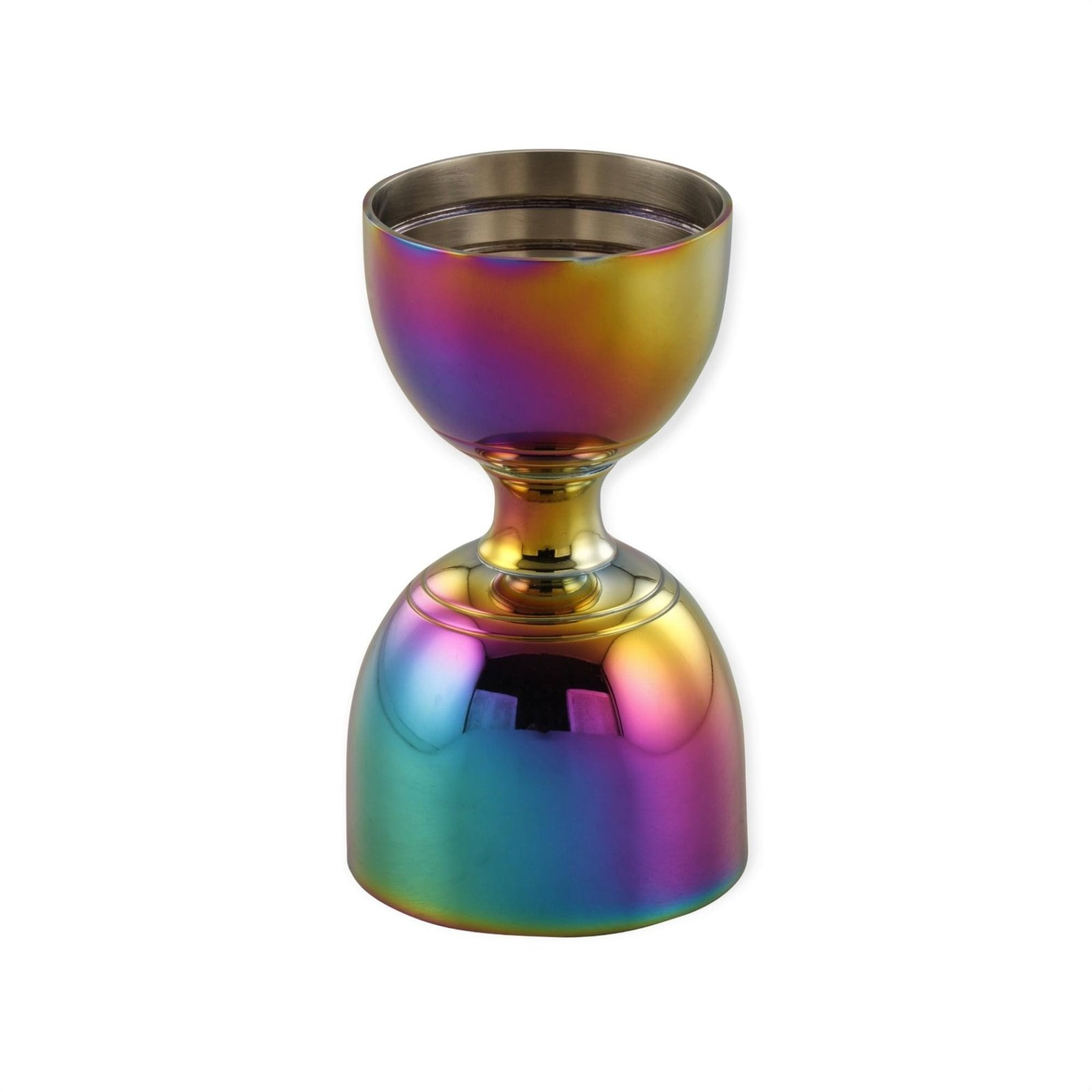 Rainbow PVD Coated Stainless Steel Bell Jigger