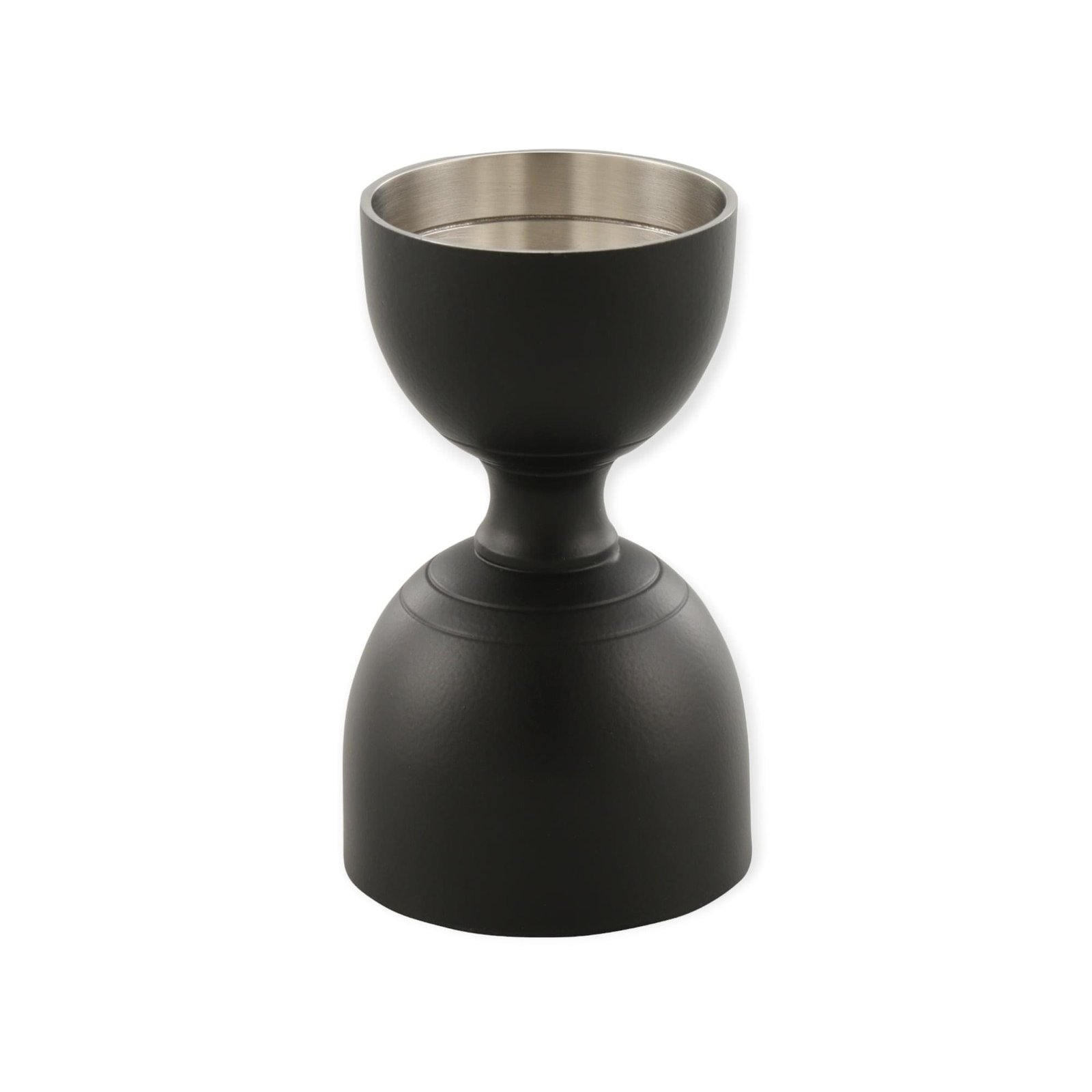 Black Powder Coated Stainless Steel Bell Jigger