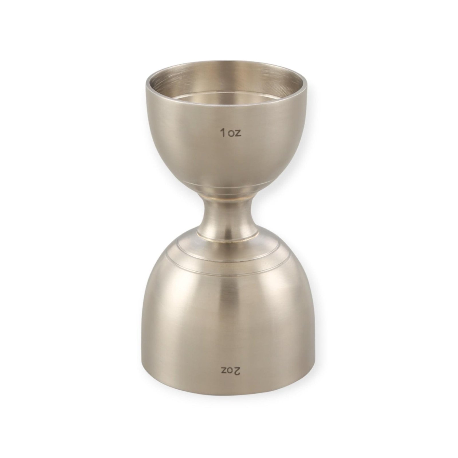 Matt Brushed Finish Stainless Steel Bell Jigger