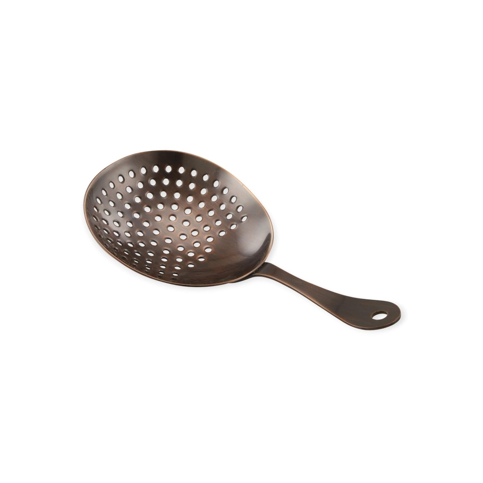 Antique Copper Stainless Steel Julep Bar Strainer