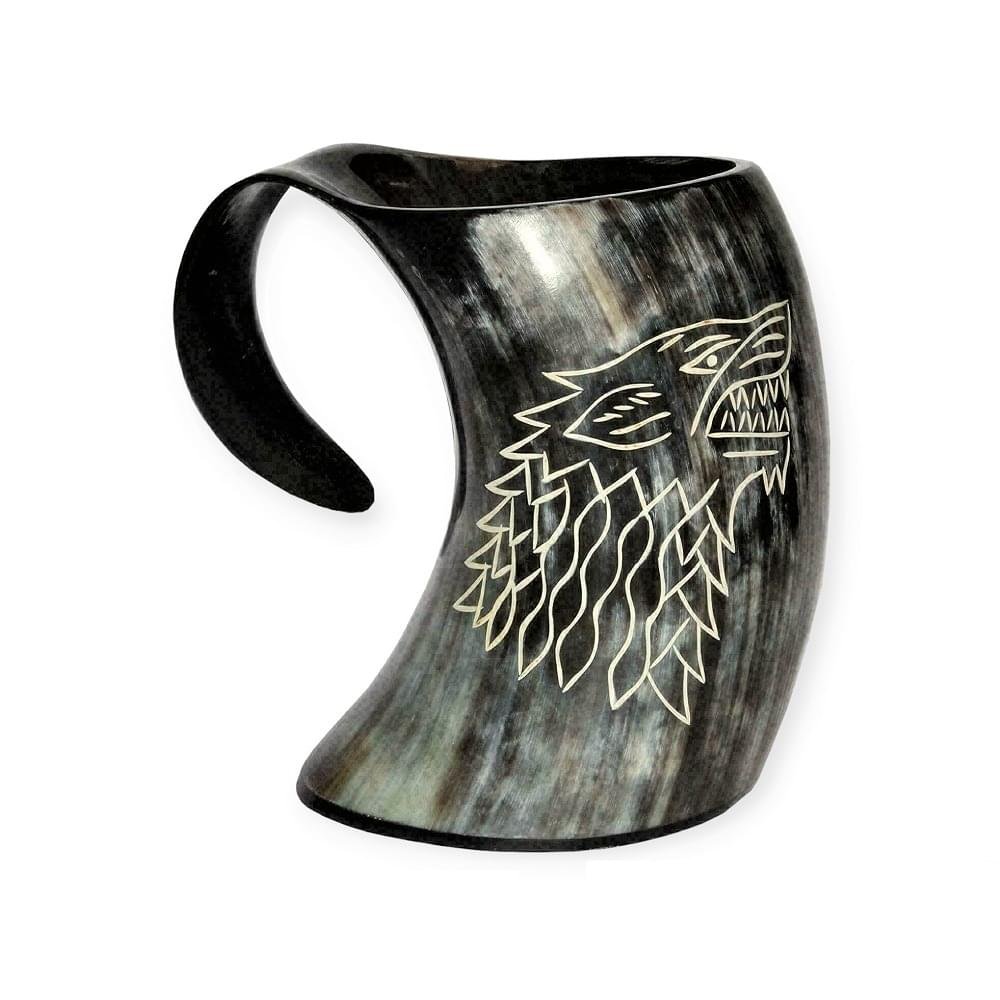 Handmade Viking Drinking Horn Mug