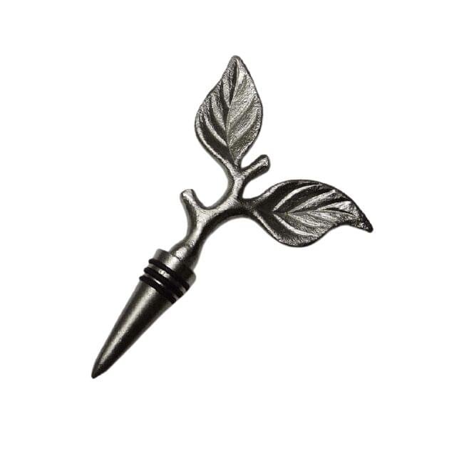 Leaf Top Aluminum Wine Bottle Stopper